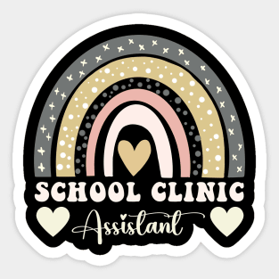 School Nurse Appreciation Week School Clinic Assistant Sticker